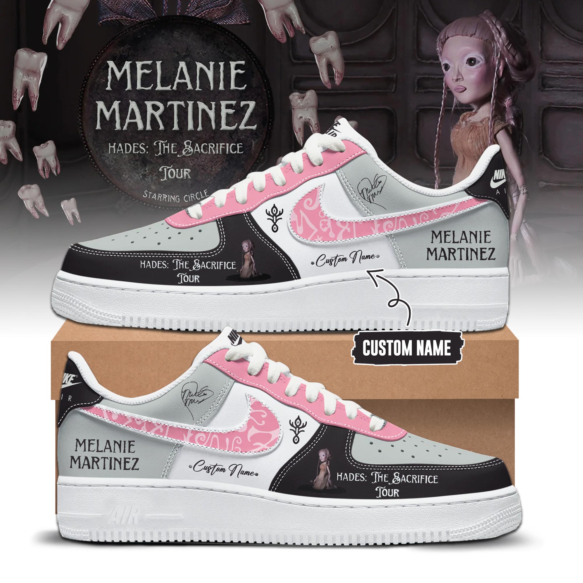 Hades: The Sacrifice Tour 2026 Limited Edition AF1 Sneakers