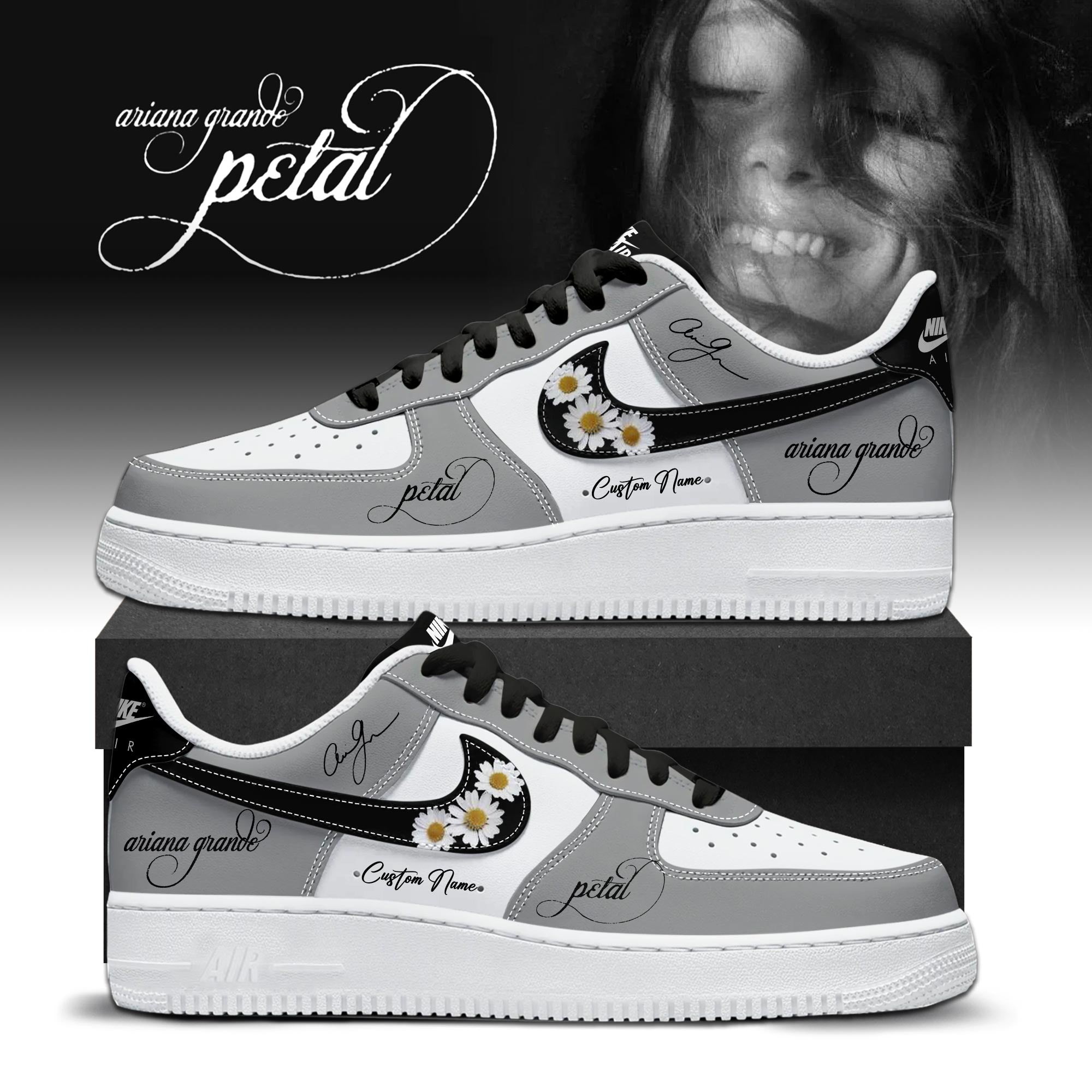 AG "Petal" Limited Edition AF1 Sneakers