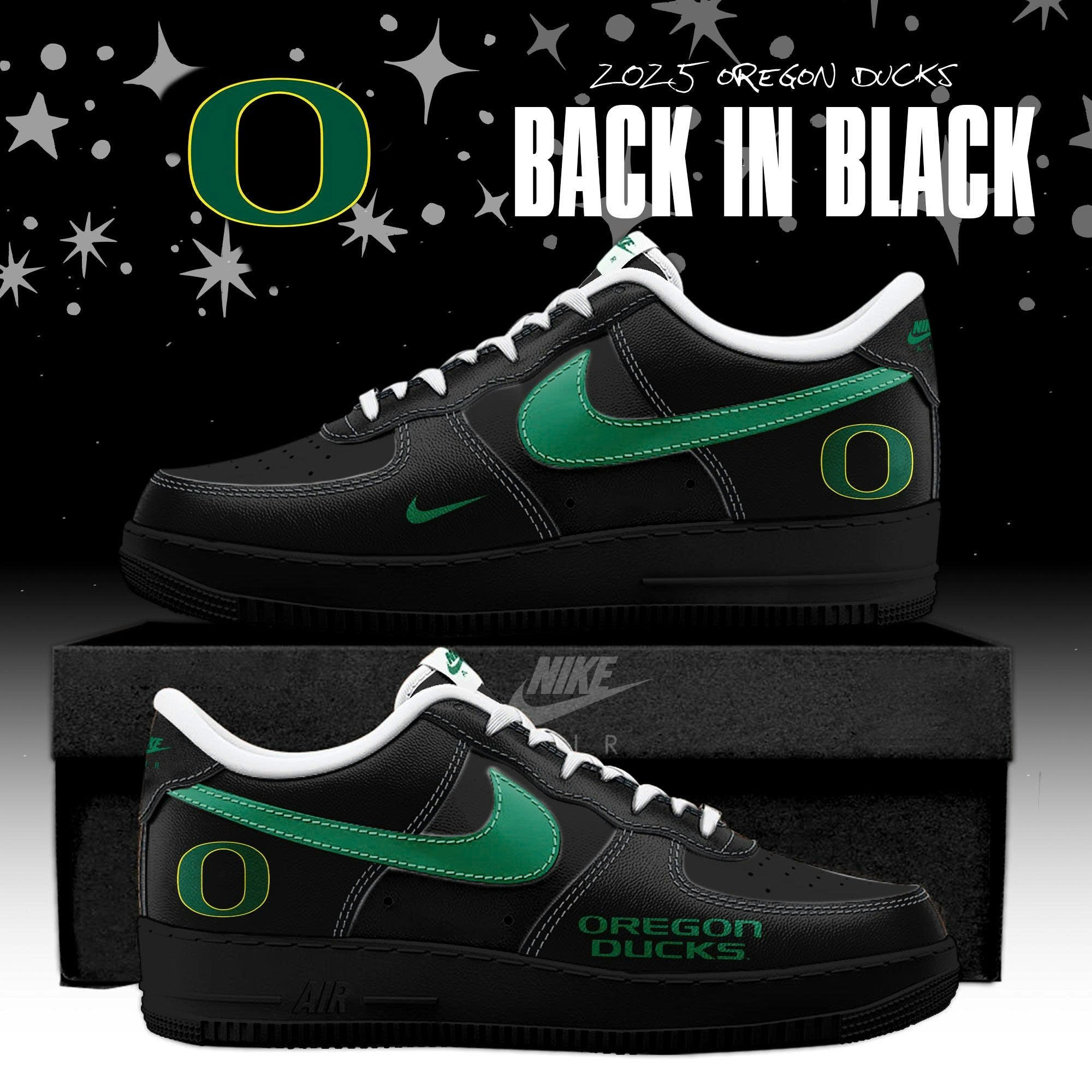 _ Back In Black Oregon Ducks 2025 AF1 Special Edition
