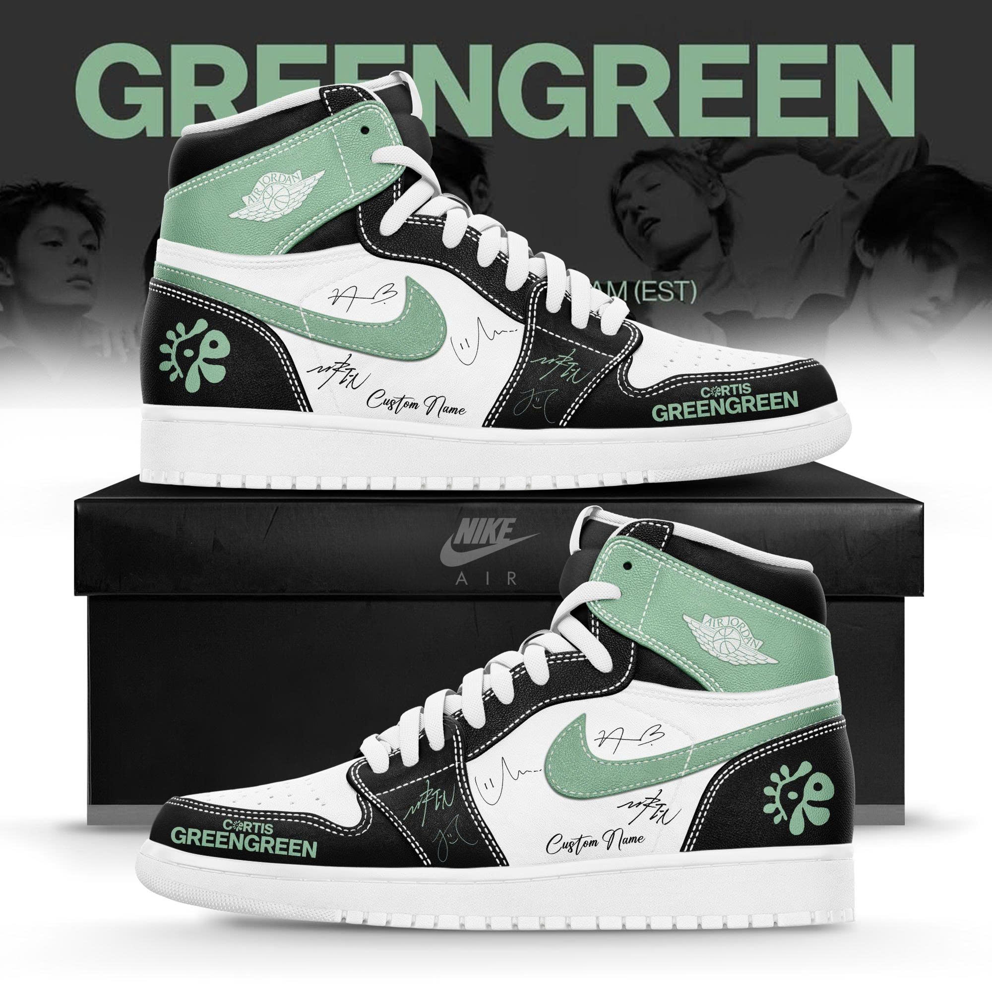 _C "GreenGreen" Ep 2 New Album 2026 Limited Edition AJ1 Sneakers