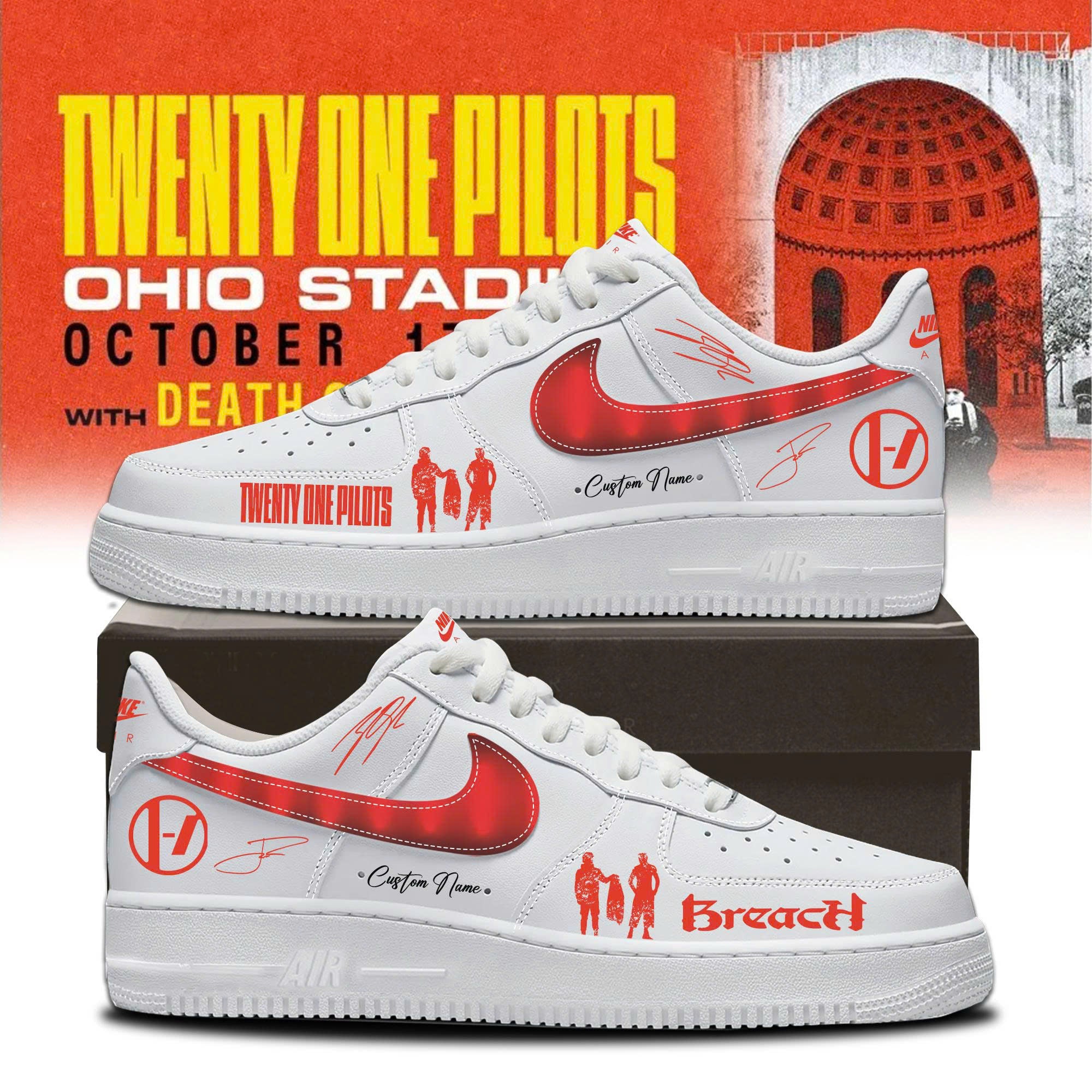 TOP The Clancy Tour Breach Limited Edition AF1 Sneakers